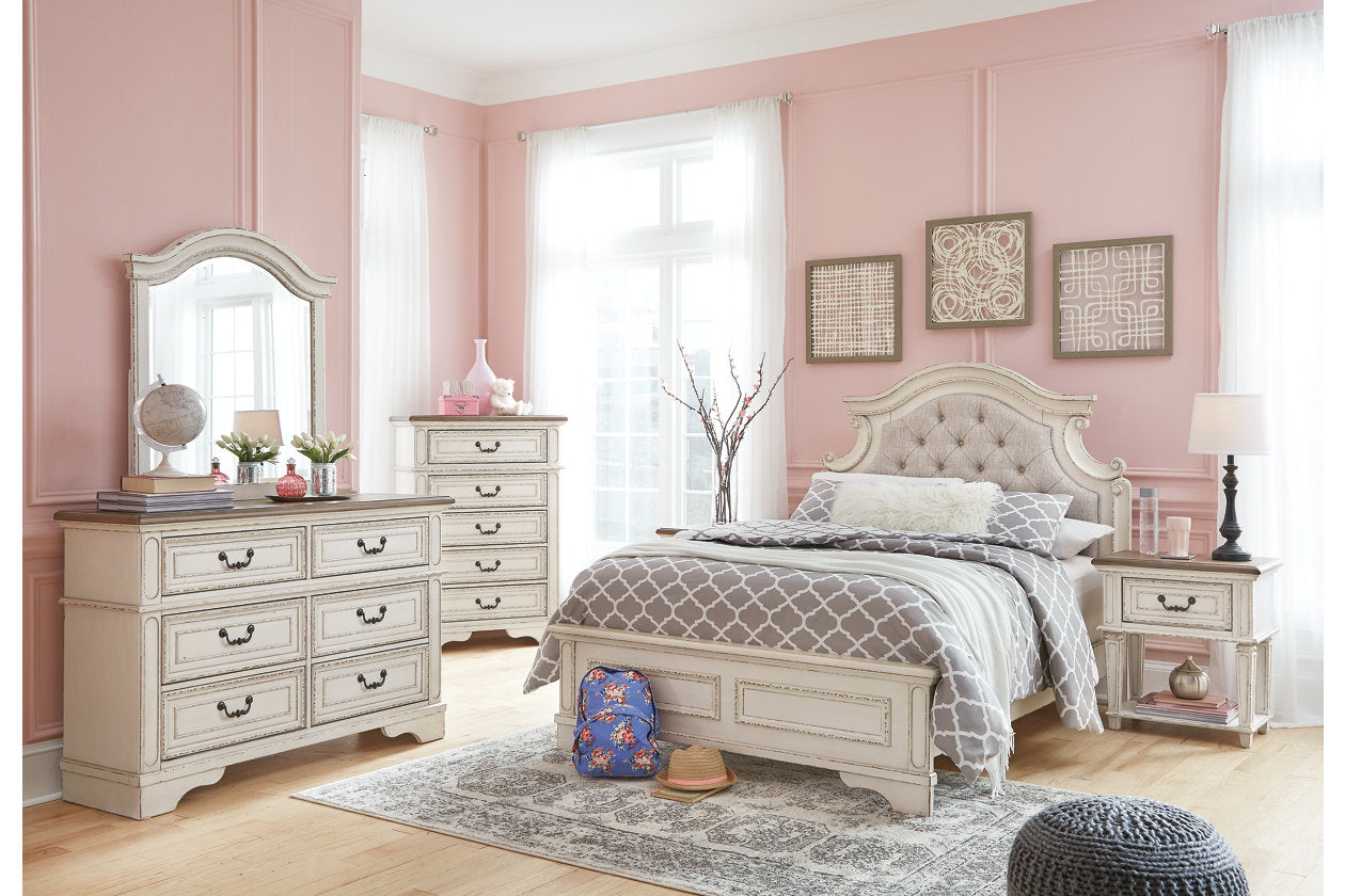 Realyn Chipped White Nightstand - B743-91 - Bien Home Furniture & Electronics