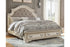 Realyn Two-tone King Upholstered Bed - SET | B743-197 | B743-56S | B743-58 - Bien Home Furniture & Electronics