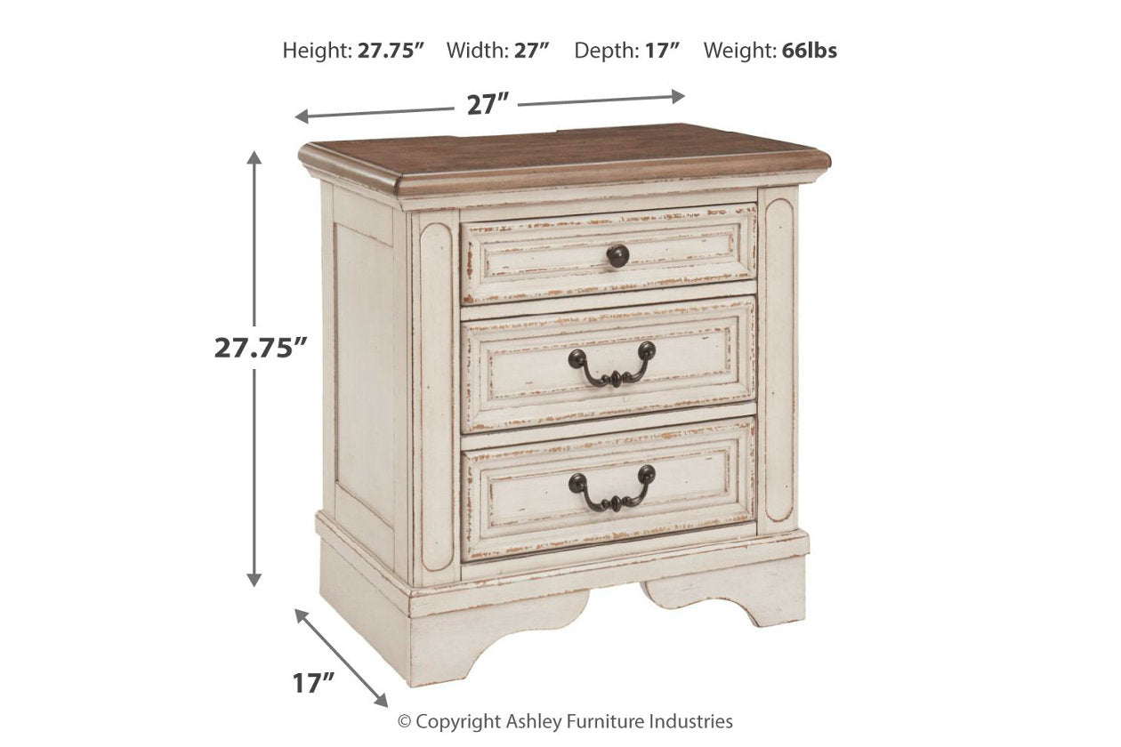 Realyn Two-tone Nightstand - B743-93 - Bien Home Furniture & Electronics