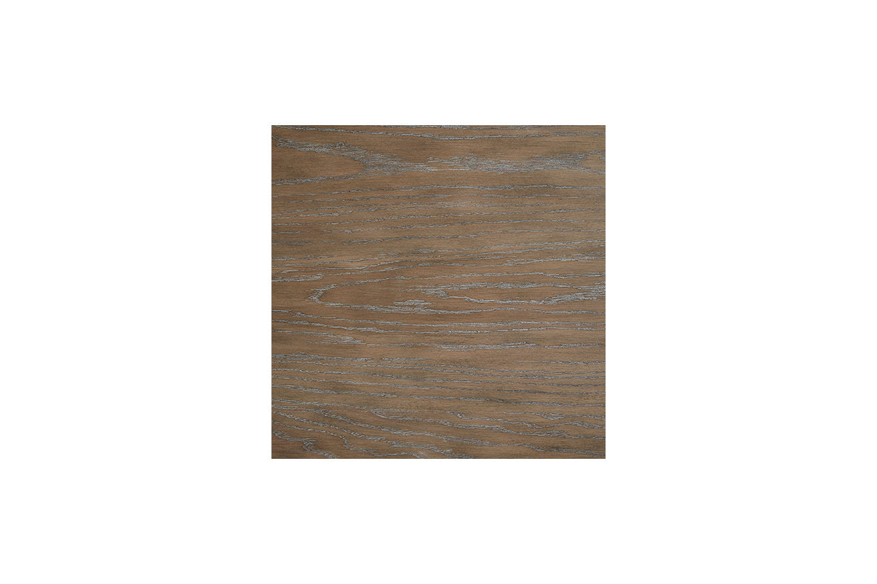 Realyn White/Brown 2-Piece Home Office Desk - SET | H743-34 | H743-34R - Bien Home Furniture & Electronics