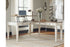 Realyn White/Brown 2-Piece Home Office Lift Top Desk - SET | H743-34R | H743-134 - Bien Home Furniture & Electronics