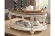Realyn White/Brown Coffee Table - T743-0 - Bien Home Furniture & Electronics
