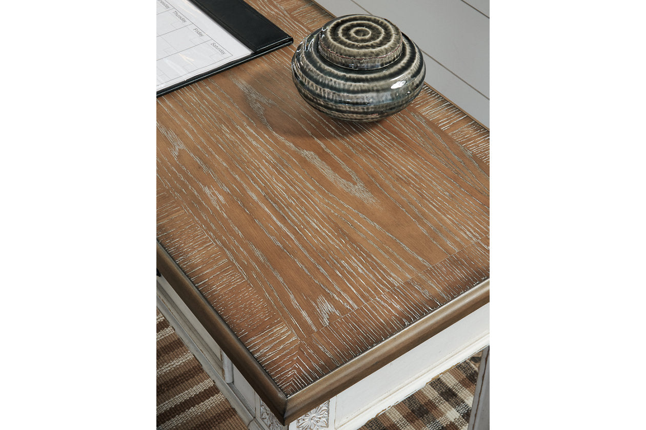 Realyn White/Brown Home Office Desk Return - H743-34R - Bien Home Furniture & Electronics