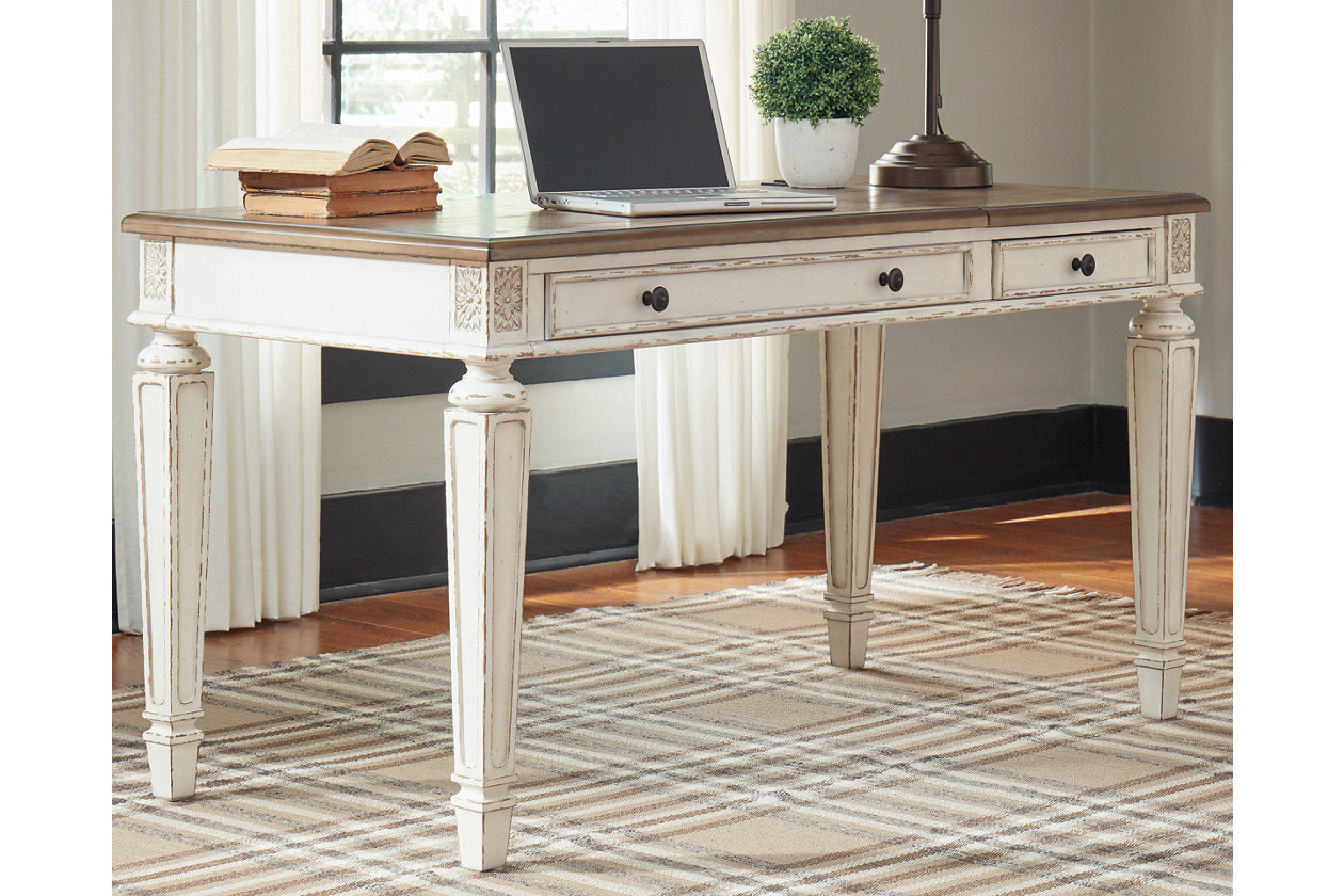 Realyn White/Brown Home Office Lift Top Desk - H743-134 - Bien Home Furniture & Electronics