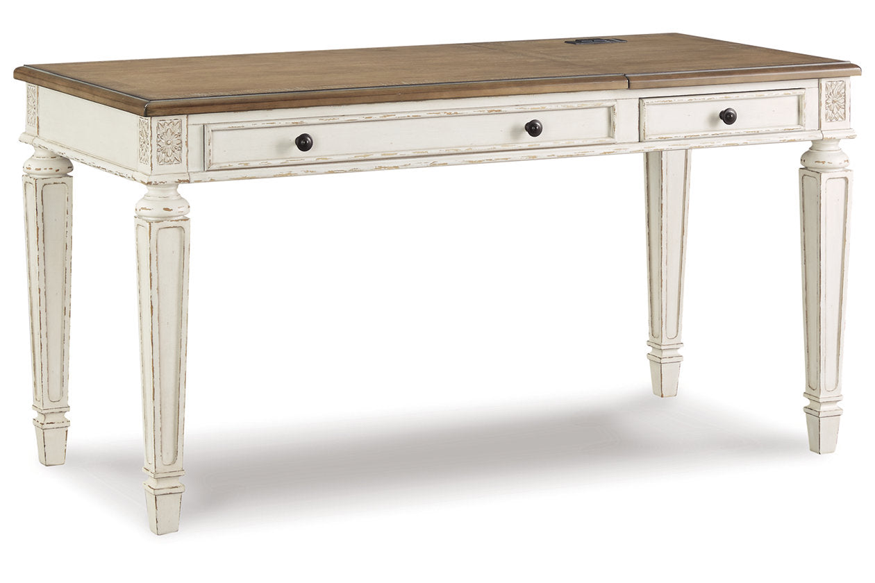 Realyn White/Brown Home Office Lift Top Desk - H743-134 - Bien Home Furniture & Electronics