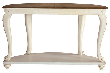 Realyn White/Brown Sofa Table - T743-4 - Bien Home Furniture &amp; Electronics