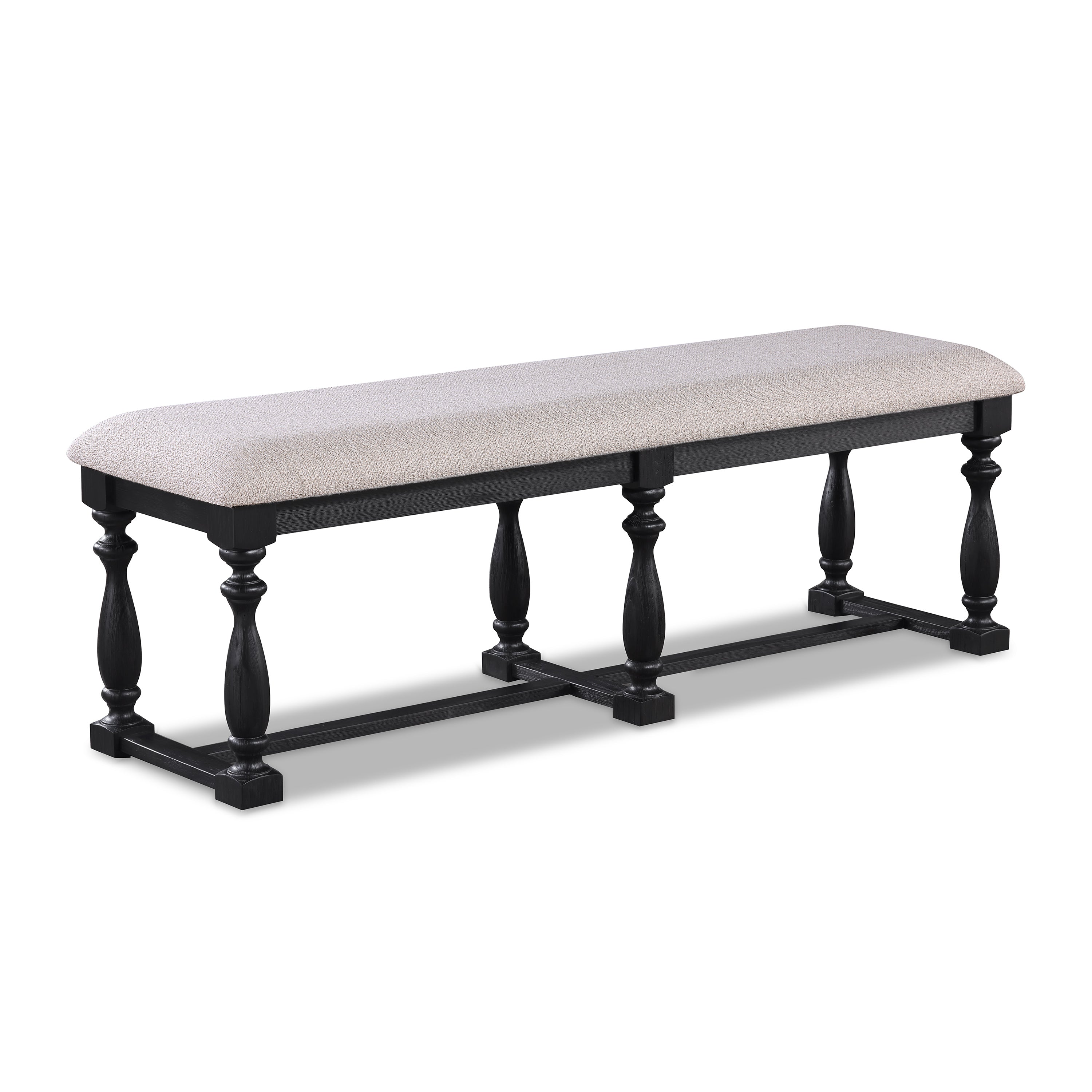 Regent Charcoal Black Dining Set - SET | 2270CLT-4286-BS | 2270CLT-4286-TP | 2270CL-S(2) - Bien Home Furniture & Electronics