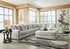 Regent Park Pewter 6-Piece Sectional - SET | 1440464 | 1440465 | 1440477 | 1440446(3) - Bien Home Furniture & Electronics