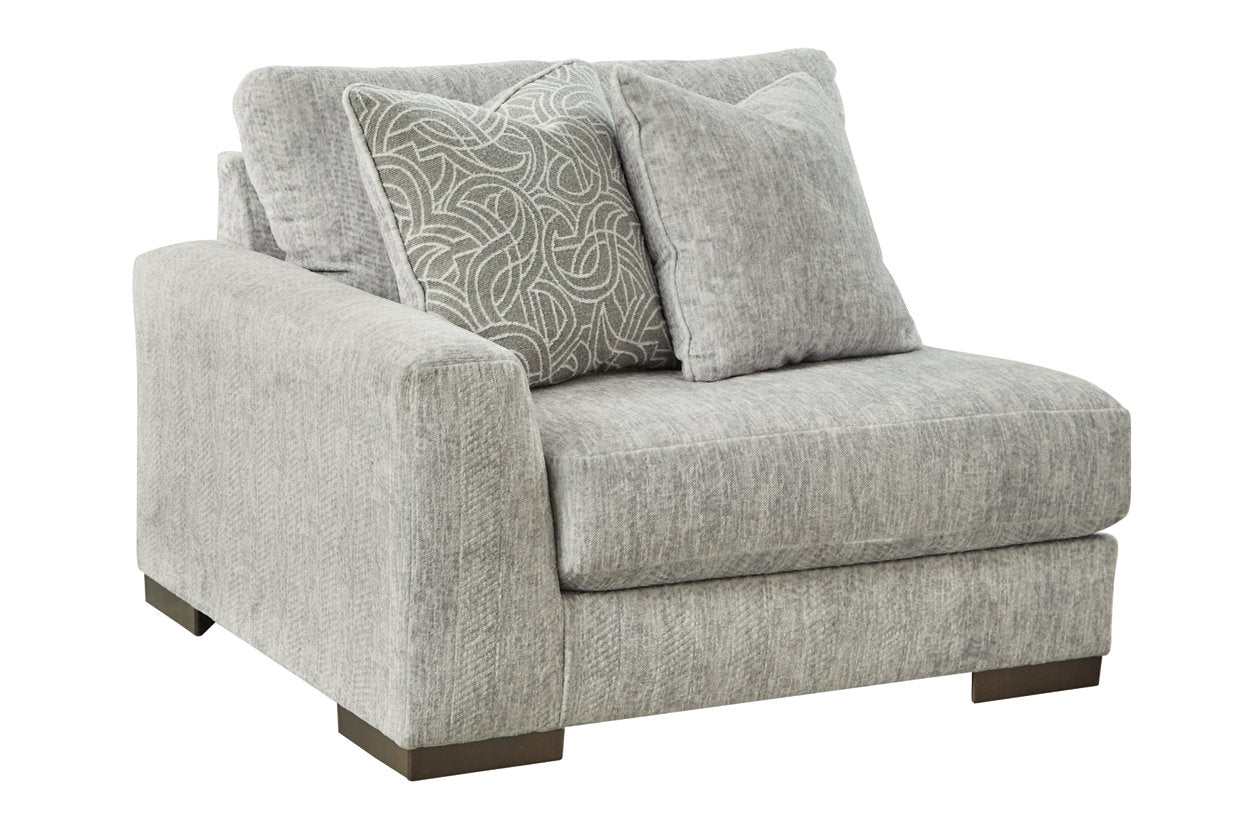 Regent Park Pewter Left-Arm Facing Corner Chair - 1440464 - Bien Home Furniture & Electronics