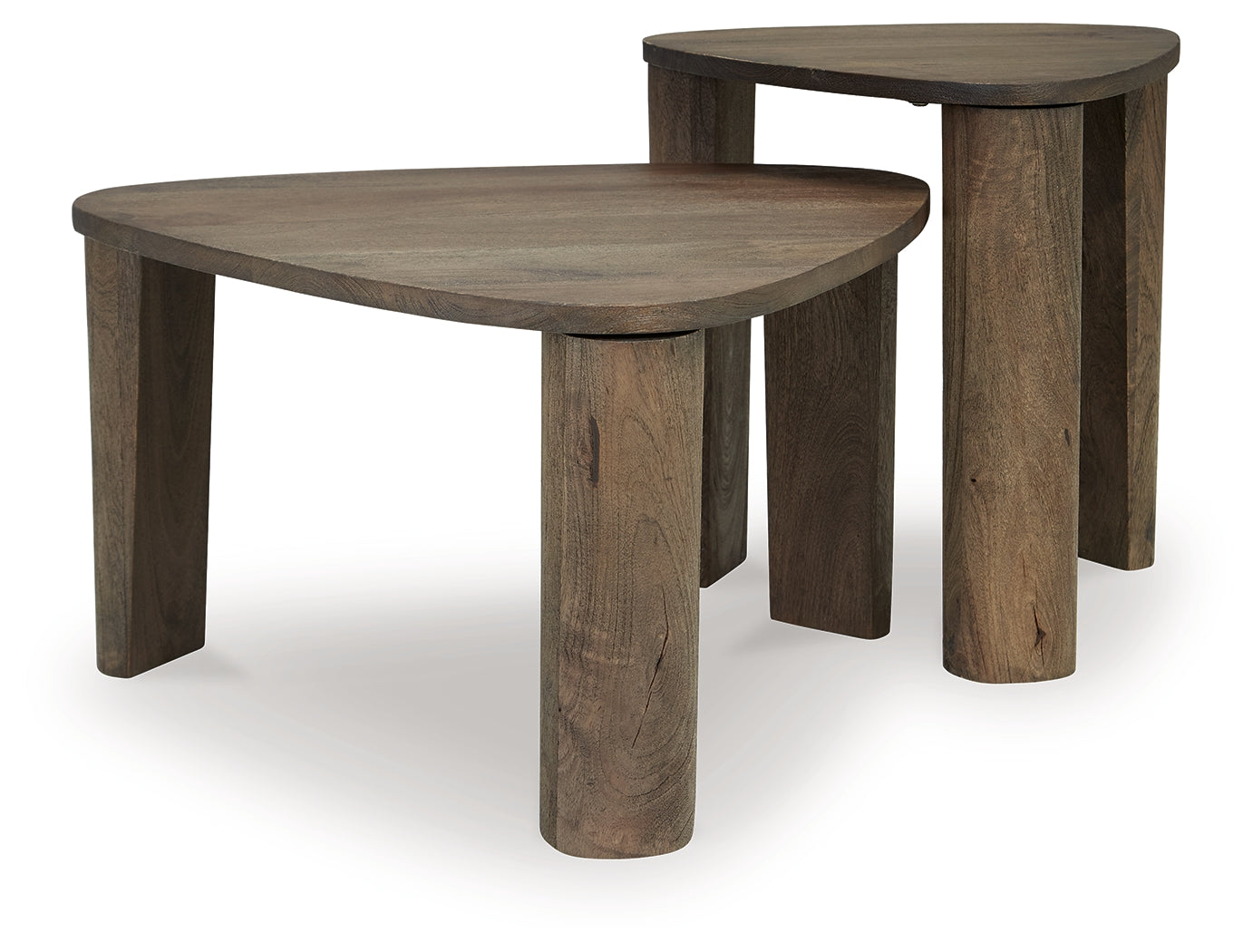 Reidport Grayish Brown Accent Coffee Table (Set of 2) - A4000604 - Bien Home Furniture & Electronics