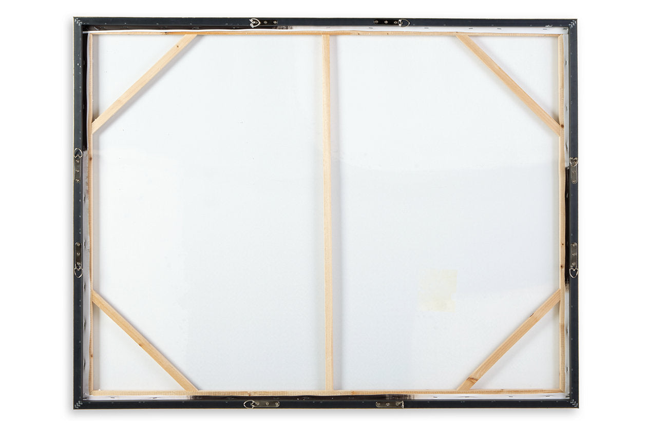 Reighlea Black/White Wall Art - A8000352 - Bien Home Furniture & Electronics