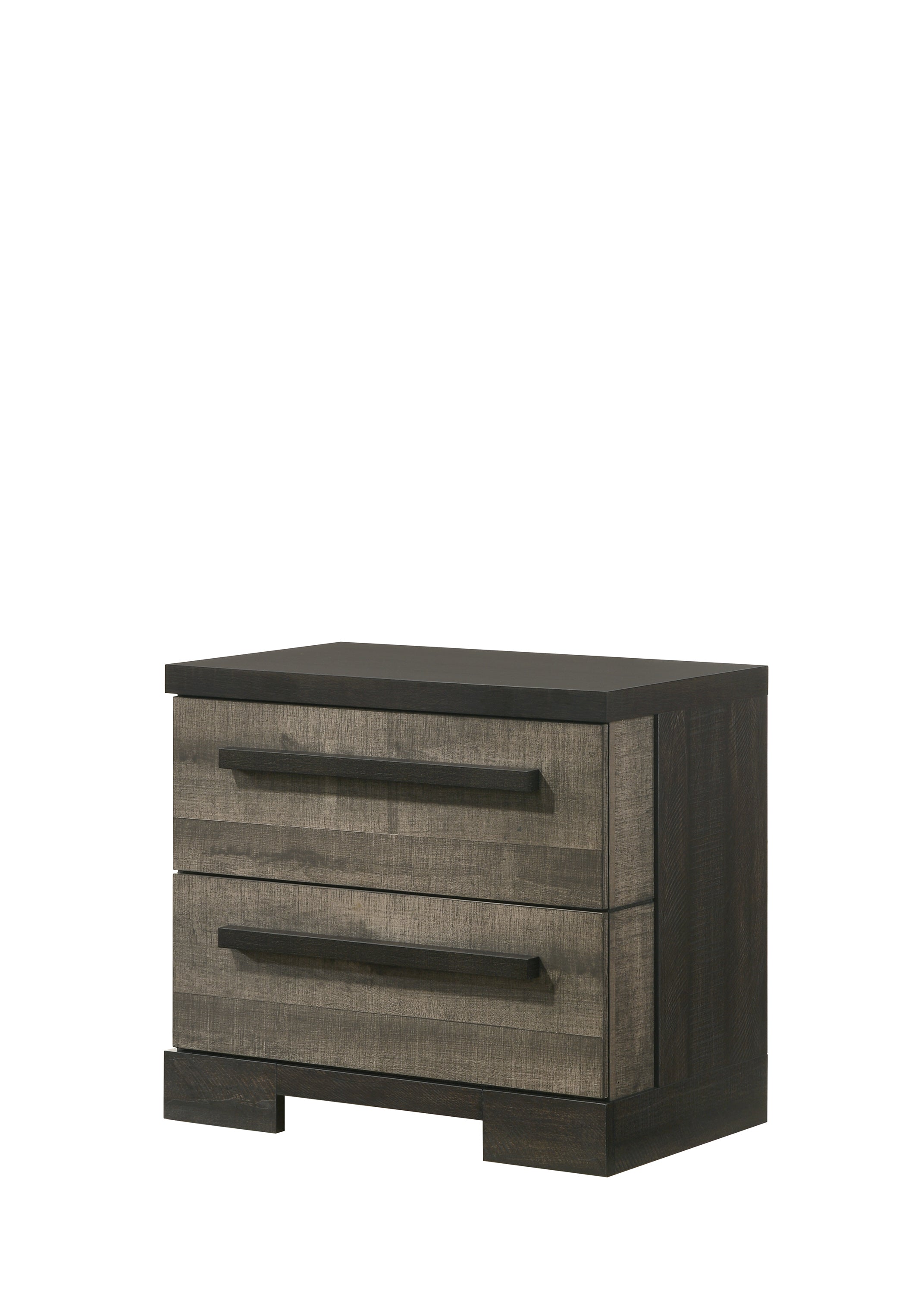 Remington Brown/Gray Panel Bedroom Set - SET | B8160-Q-HBFB | B8160-KQ-RAIL | B8160-2 | B8160-4 - Bien Home Furniture & Electronics