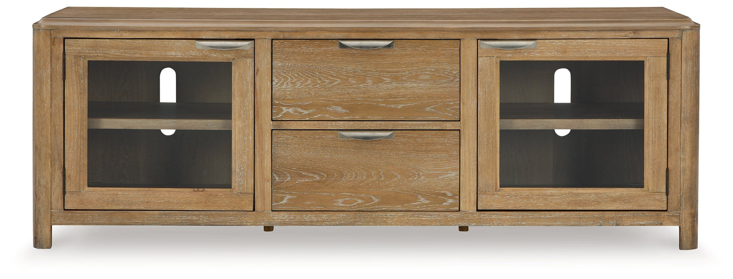 Rencott Light Brown 80" TV Stand - W781-68 - Bien Home Furniture & Electronics