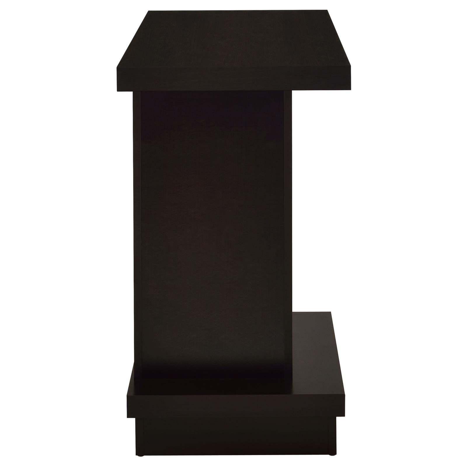 Reston Pedestal Sofa Table Cappuccino - 705169 - Bien Home Furniture & Electronics