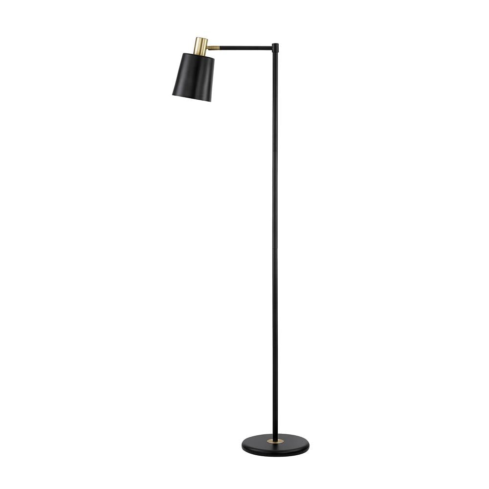 Rhapsody 1-light Floor Lamp with Horn Shade Black - 920080 - Bien Home Furniture &amp; Electronics