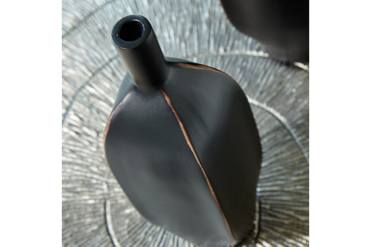 Rhaveney Black Vase, Set of 3 - A2000550 - Bien Home Furniture & Electronics