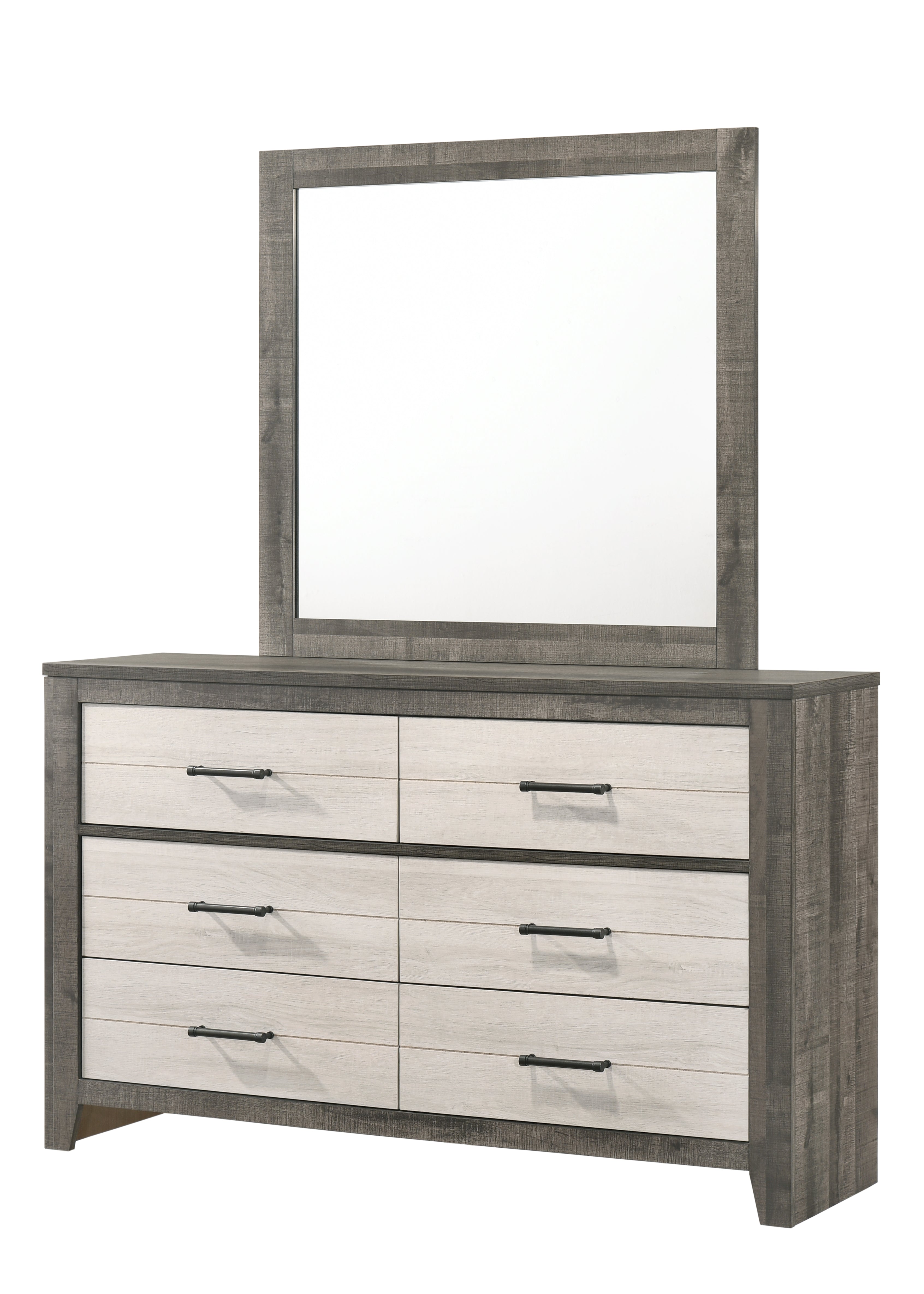Rhett Brown/Cream LED Platform Bedroom Set - SET | B8170-Q-BED | B8170-2 | B8170-4 - Bien Home Furniture & Electronics