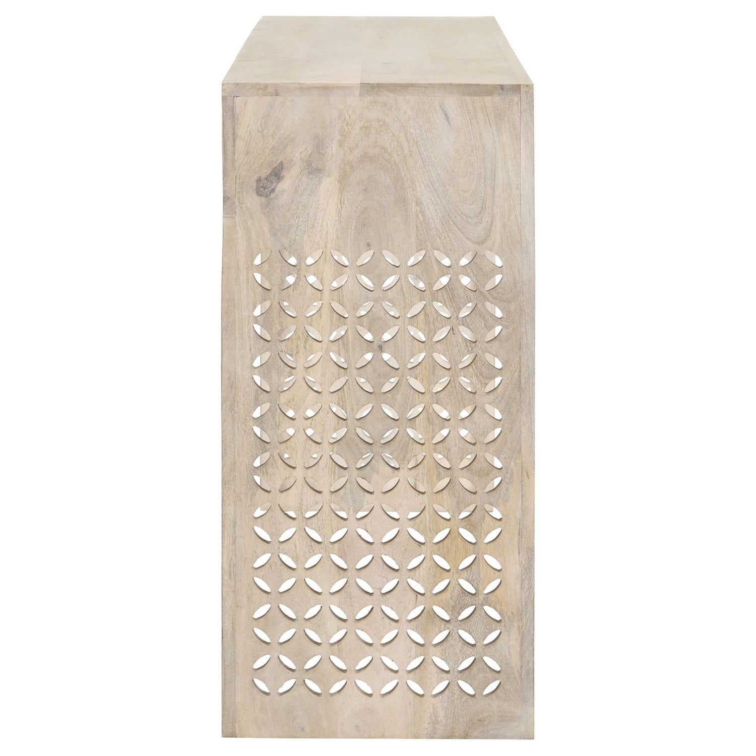 Rickman White Washed Rectangular 2-Drawer Console Table - 959543 - Bien Home Furniture & Electronics