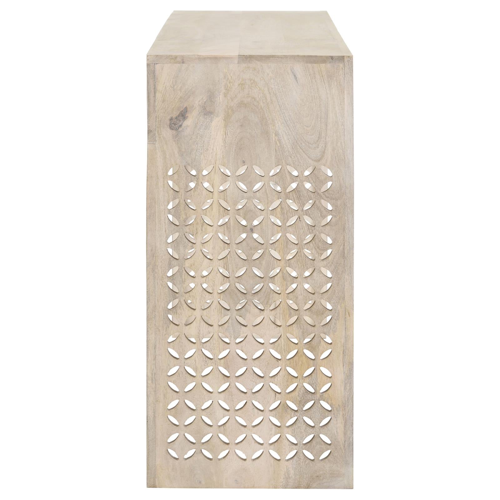 Rickman White Washed Rectangular 2-Drawer Console Table - 959543 - Bien Home Furniture & Electronics