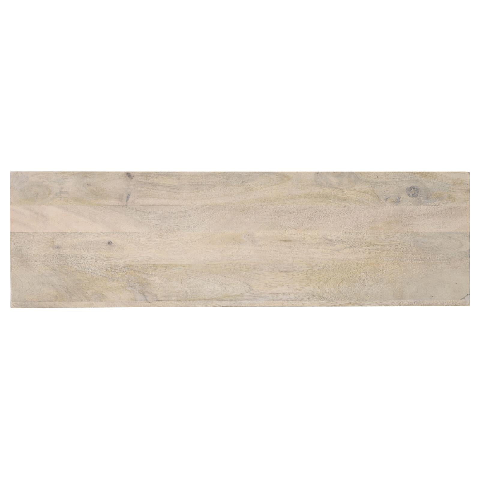 Rickman White Washed Rectangular 2-Drawer Console Table - 959543 - Bien Home Furniture & Electronics