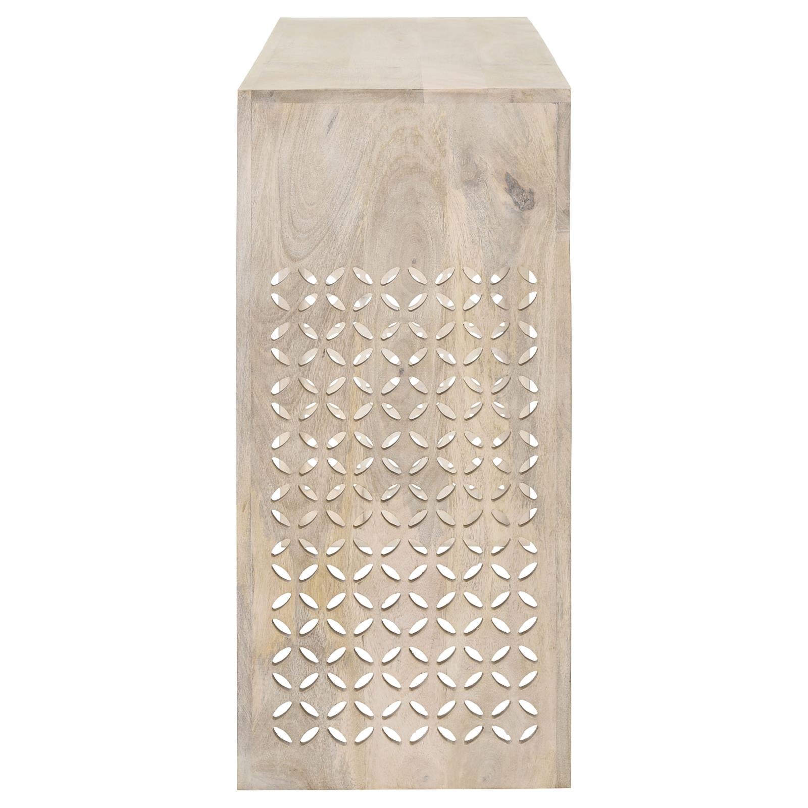 Rickman White Washed Rectangular 2-Drawer Console Table - 959543 - Bien Home Furniture & Electronics