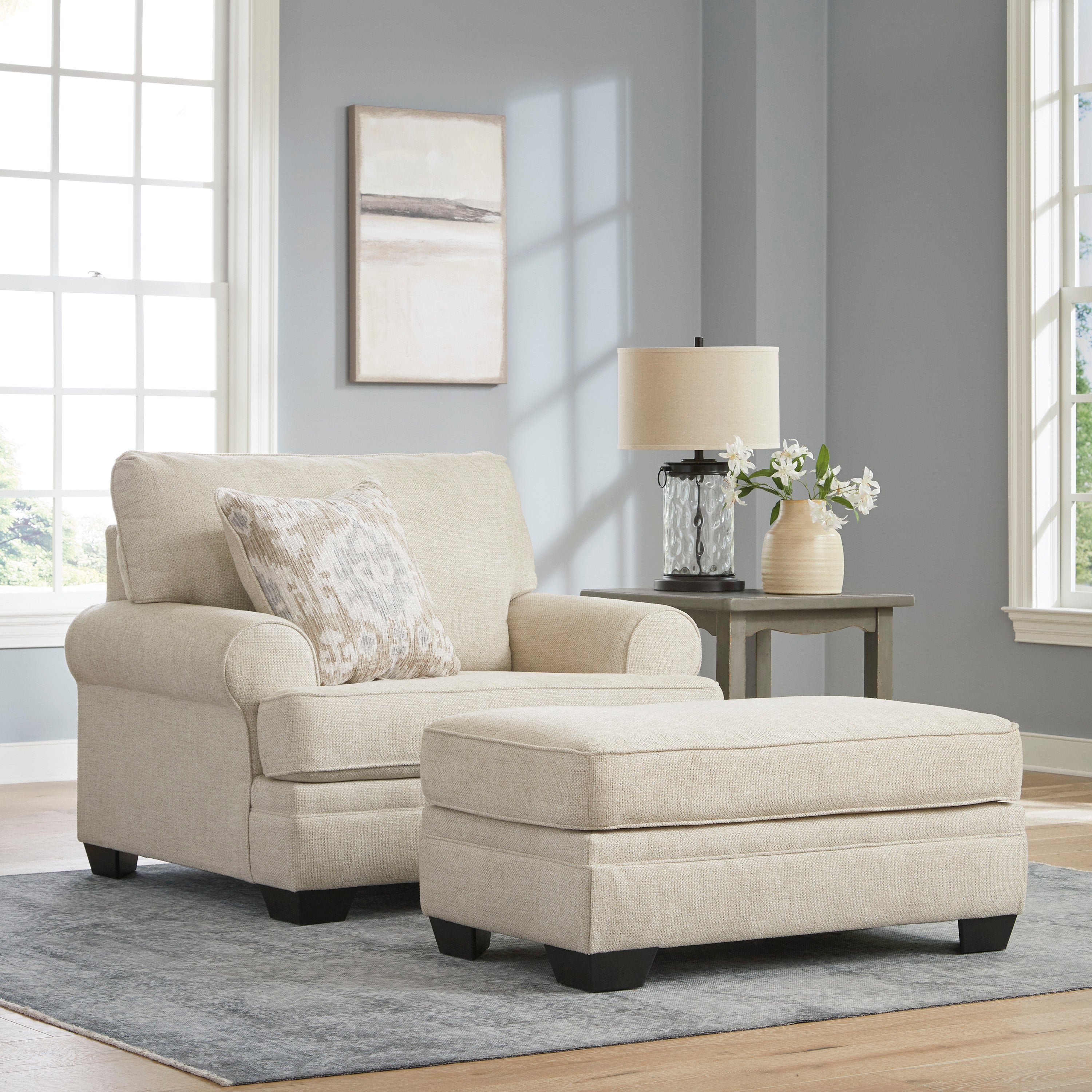 Rilynn Linen Living Room Set - SET | 3480938 | 3480935 - Bien Home Furniture &amp; Electronics