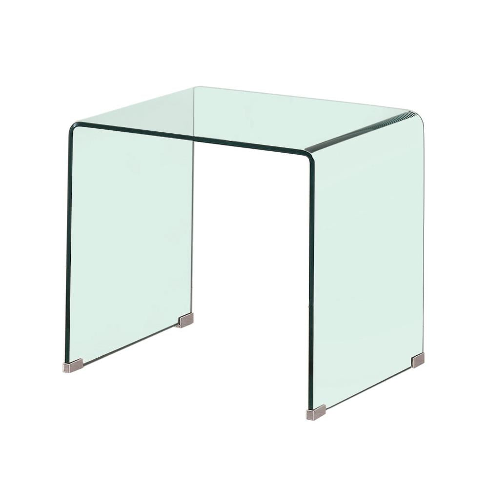 Ripley Square End Table Clear - 705327 - Bien Home Furniture &amp; Electronics