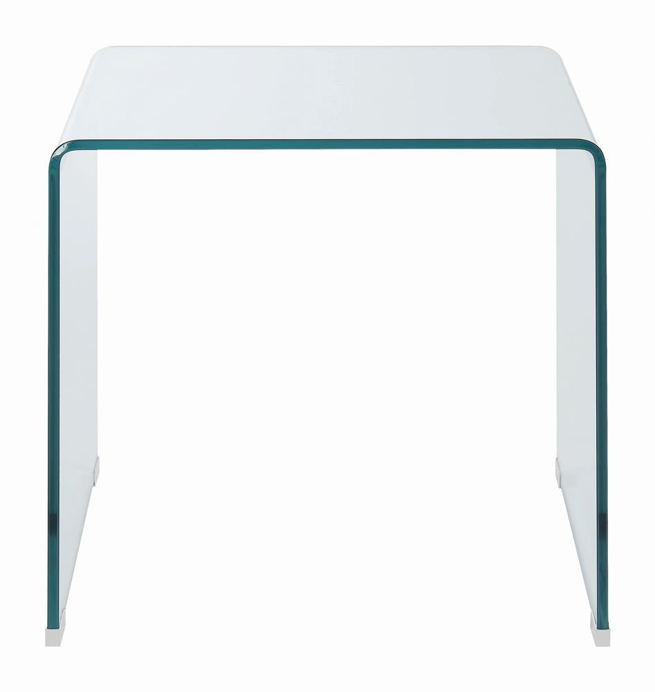 Ripley Square End Table Clear - 705327 - Bien Home Furniture & Electronics