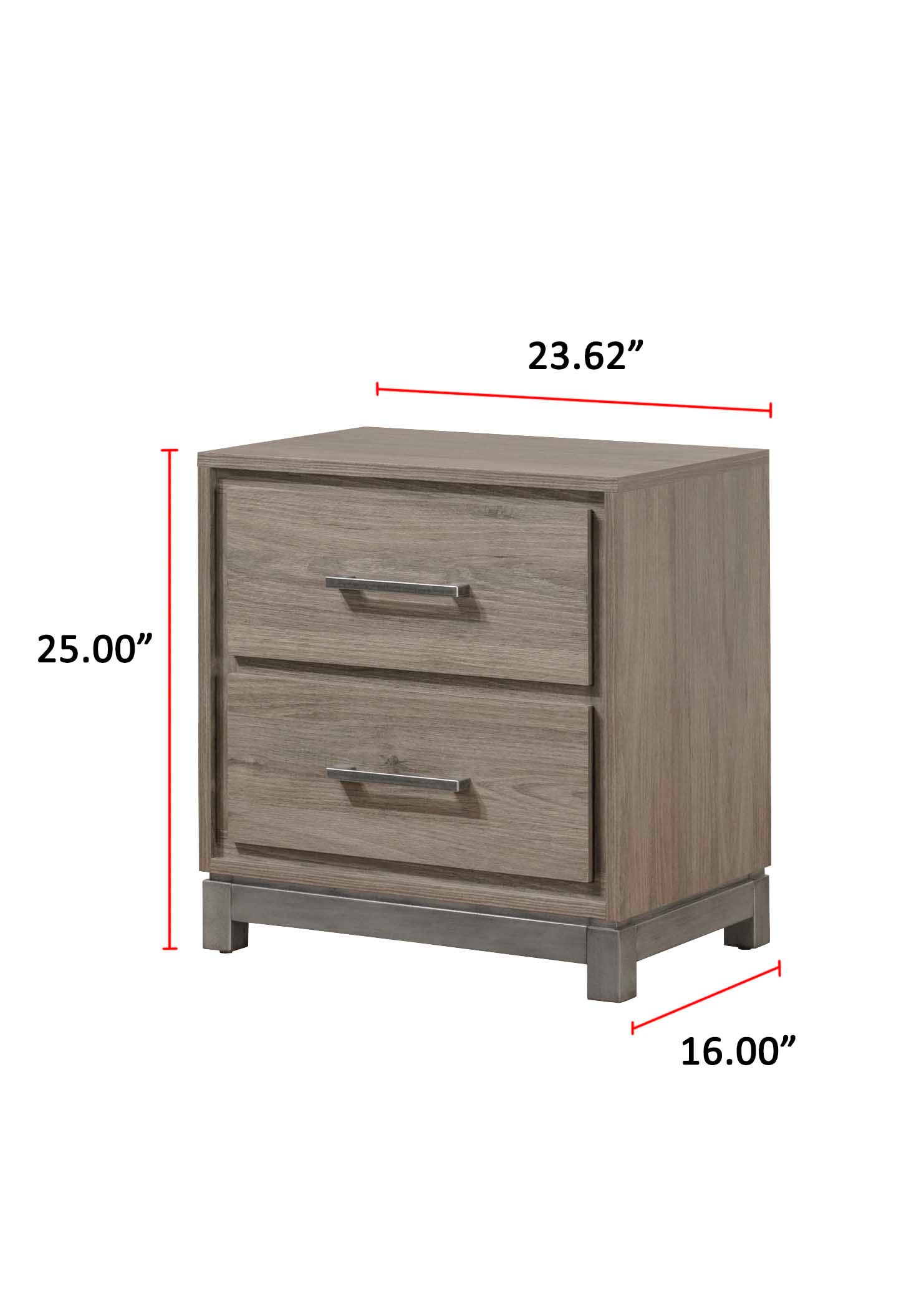 River Brown Panel Bedroom Set - SET | B3150-Q-HBFB | B3150-KQ-RAIL | B3150-2 | B3150-4 - Bien Home Furniture & Electronics