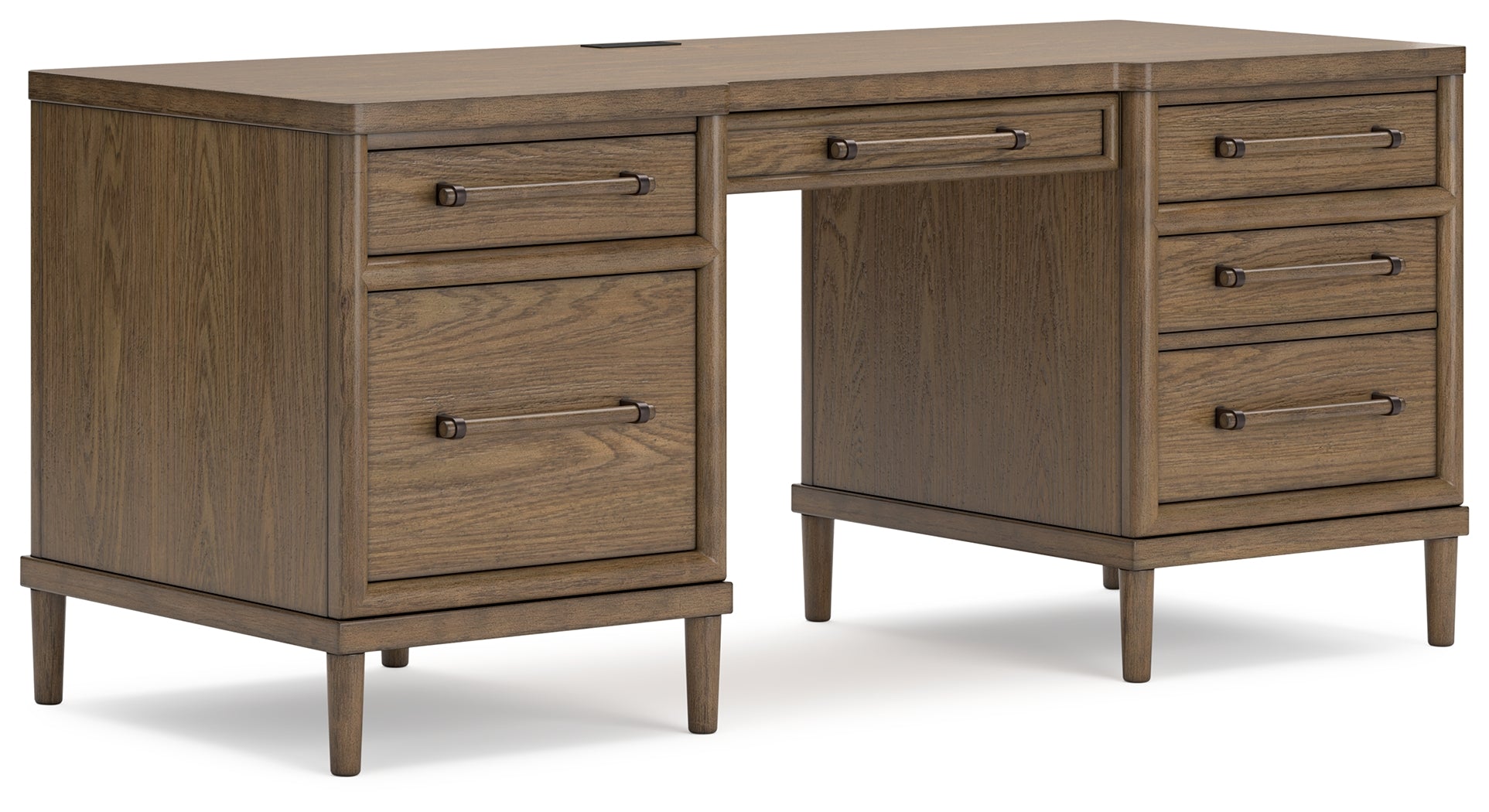 Roanhowe Brown 68" Home Office Desk - H769-21 - Bien Home Furniture & Electronics