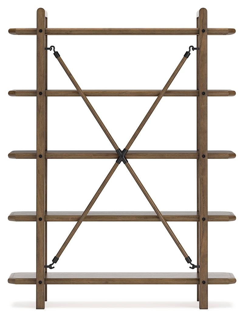 Roanhowe Brown 71" Bookcase - H769-70 - Bien Home Furniture & Electronics