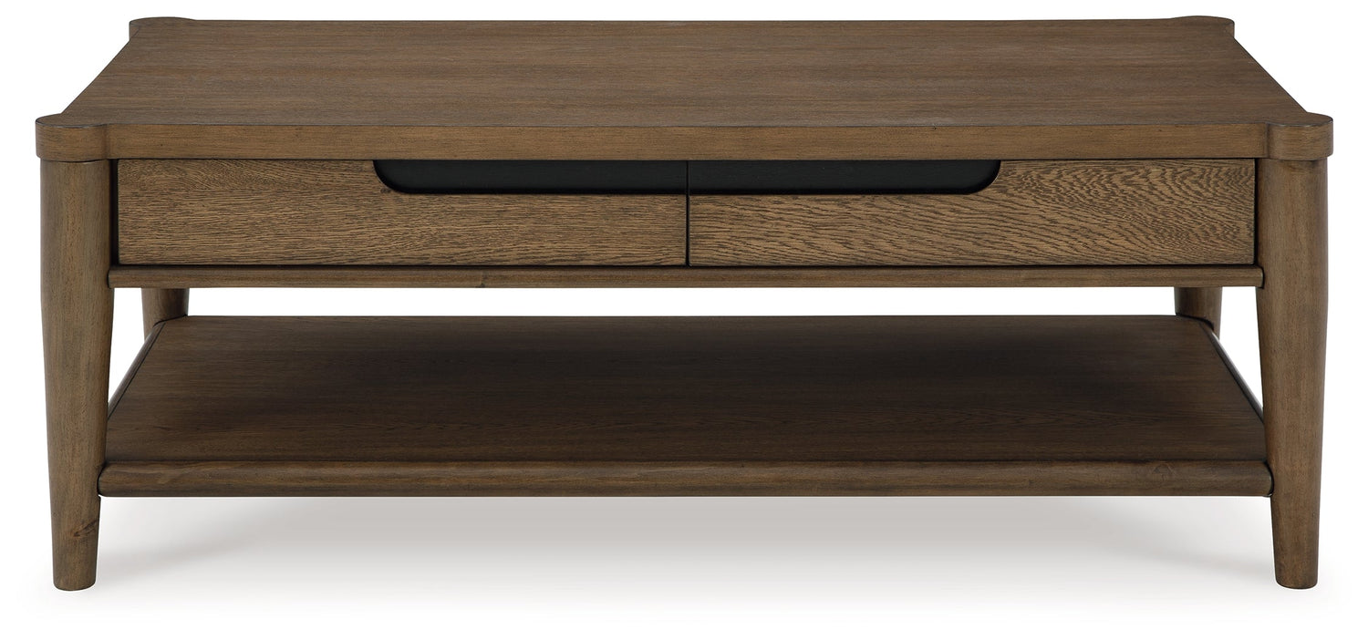 Roanhowe Brown Coffee Table - T769-1 - Bien Home Furniture & Electronics