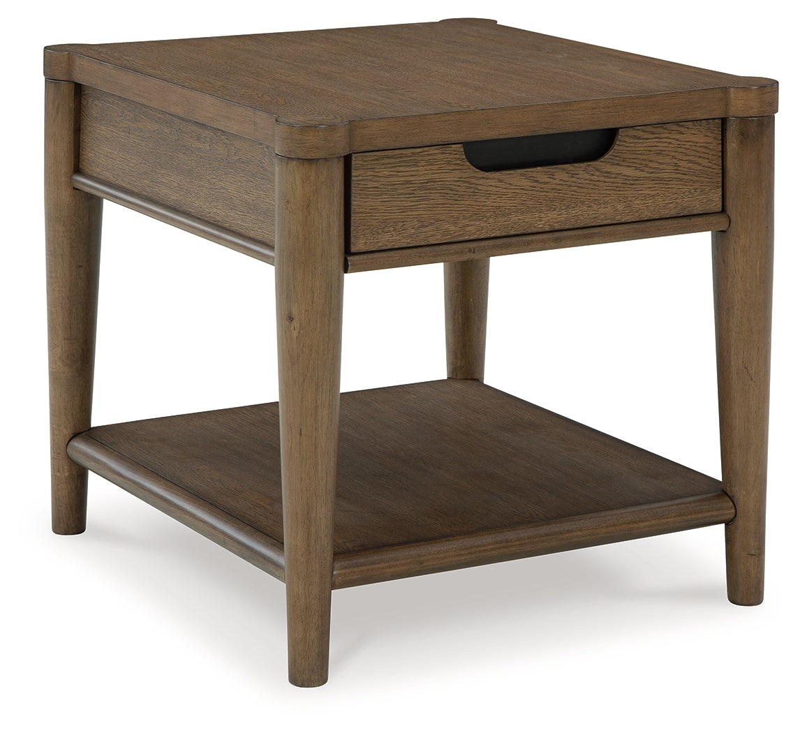 Roanhowe Brown End Table - T769-3 - Bien Home Furniture &amp; Electronics