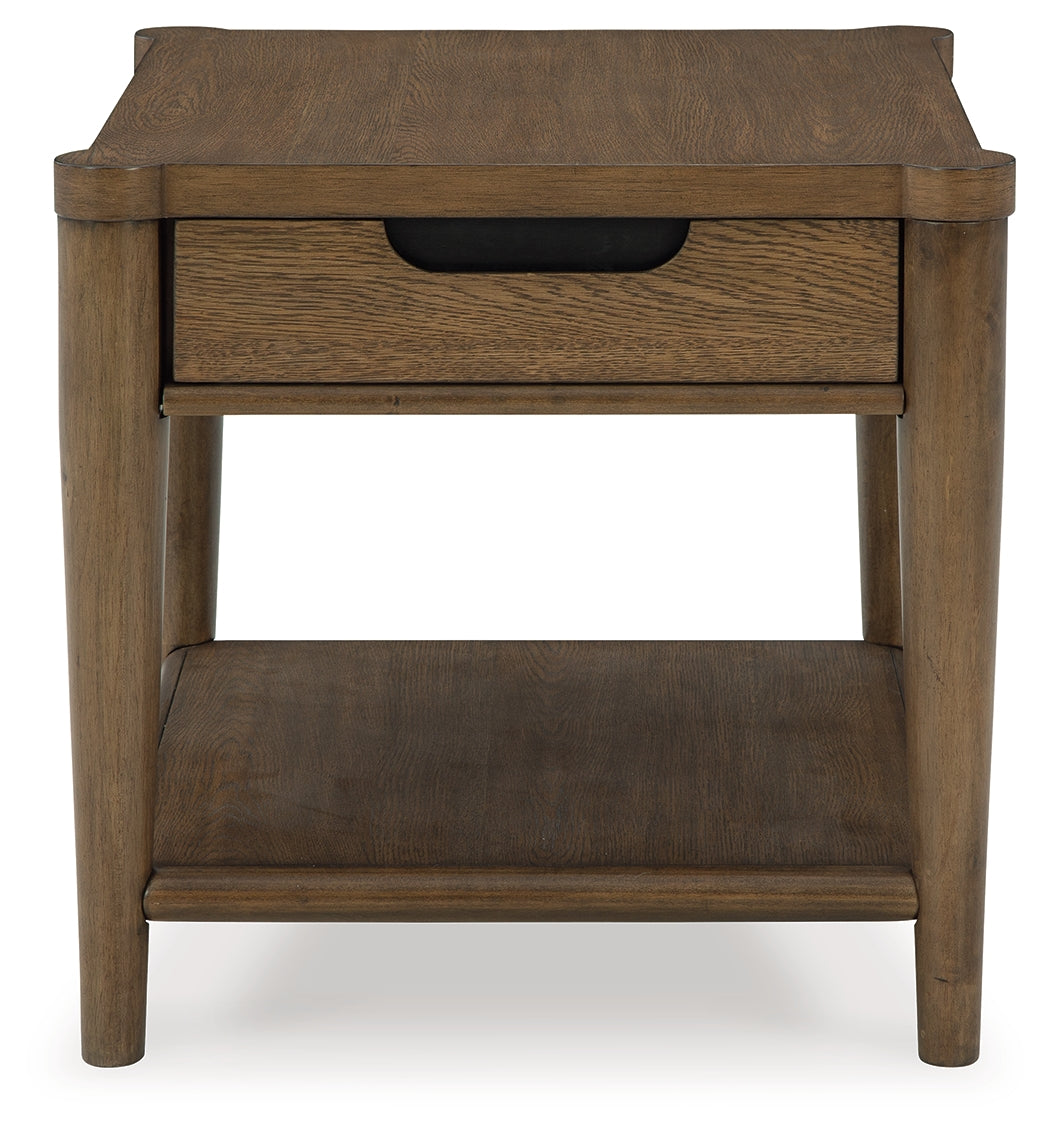 Roanhowe Brown End Table - T769-3 - Bien Home Furniture &amp; Electronics