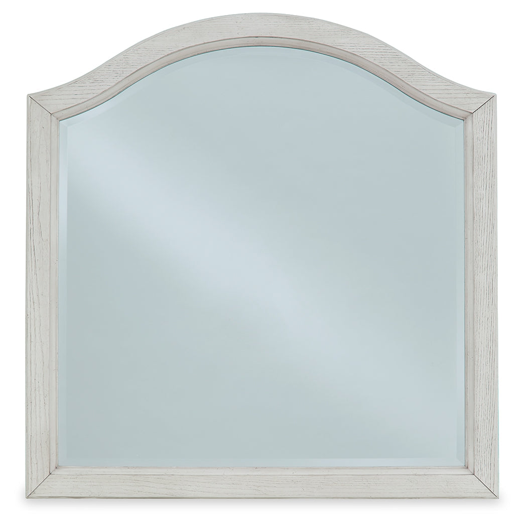 Robbinsdale Antique White Bedroom Mirror (Mirror Only) - B742-26 - Bien Home Furniture & Electronics