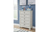 Robbinsdale Antique White Chest of Drawers - B742-45 - Bien Home Furniture & Electronics