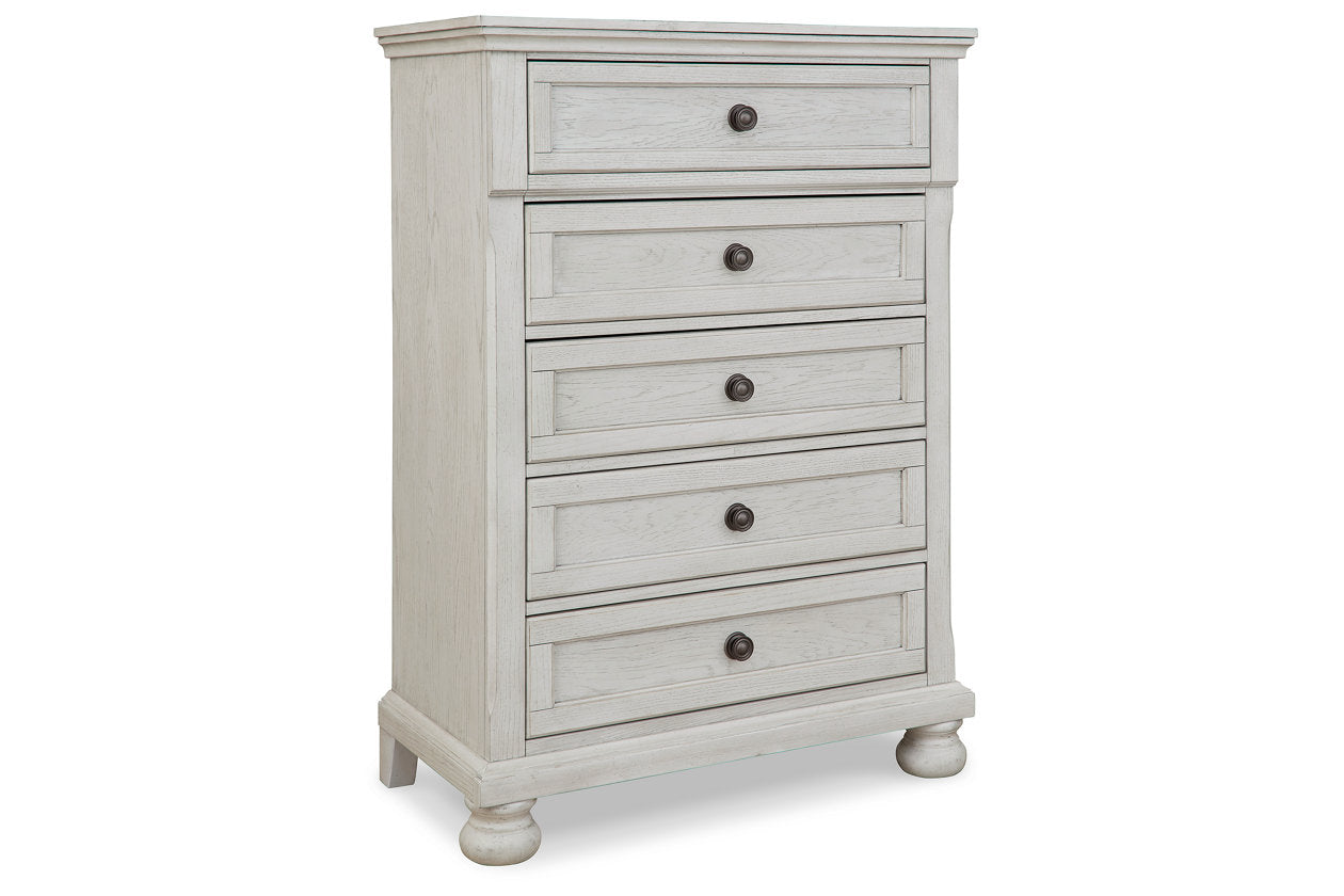Robbinsdale Antique White Chest of Drawers - B742-45 - Bien Home Furniture & Electronics