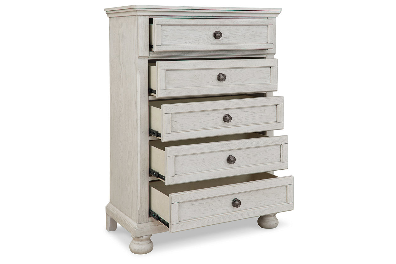 Robbinsdale Antique White Chest of Drawers - B742-45 - Bien Home Furniture & Electronics