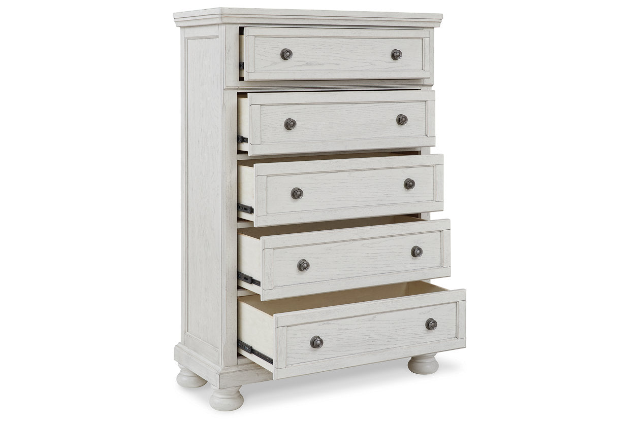 Robbinsdale Antique White Chest of Drawers - B742-46 - Bien Home Furniture & Electronics