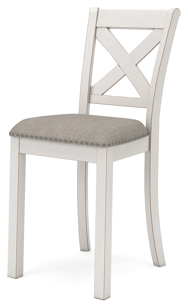 Robbinsdale Antique White Counter Height Barstool, Set of 2 - D642-124 - Bien Home Furniture & Electronics