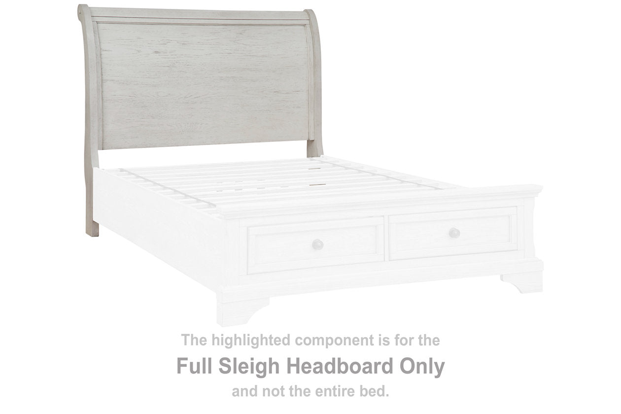 Robbinsdale Antique White Full Sleigh Headboard - B742-87 - Bien Home Furniture & Electronics