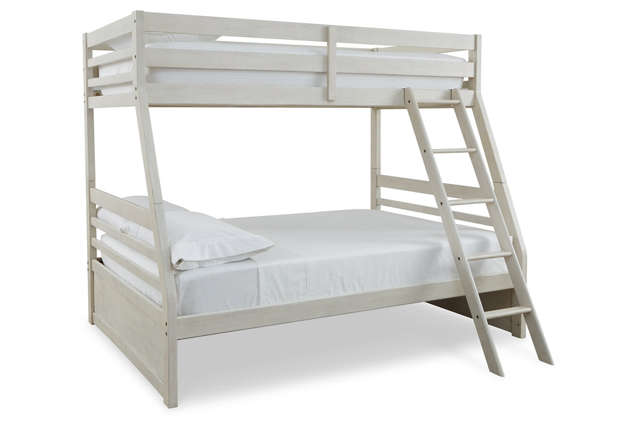 Robbinsdale Antique White Twin over Full Bunk Bed - SET | B742-58P | B742-58R - Bien Home Furniture & Electronics