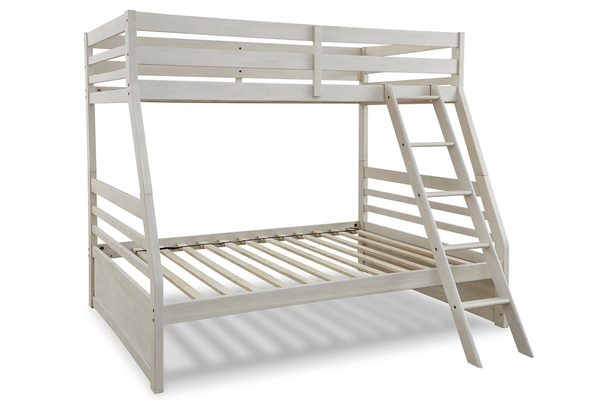 Robbinsdale Antique White Twin over Full Bunk Bed - SET | B742-58P | B742-58R - Bien Home Furniture & Electronics