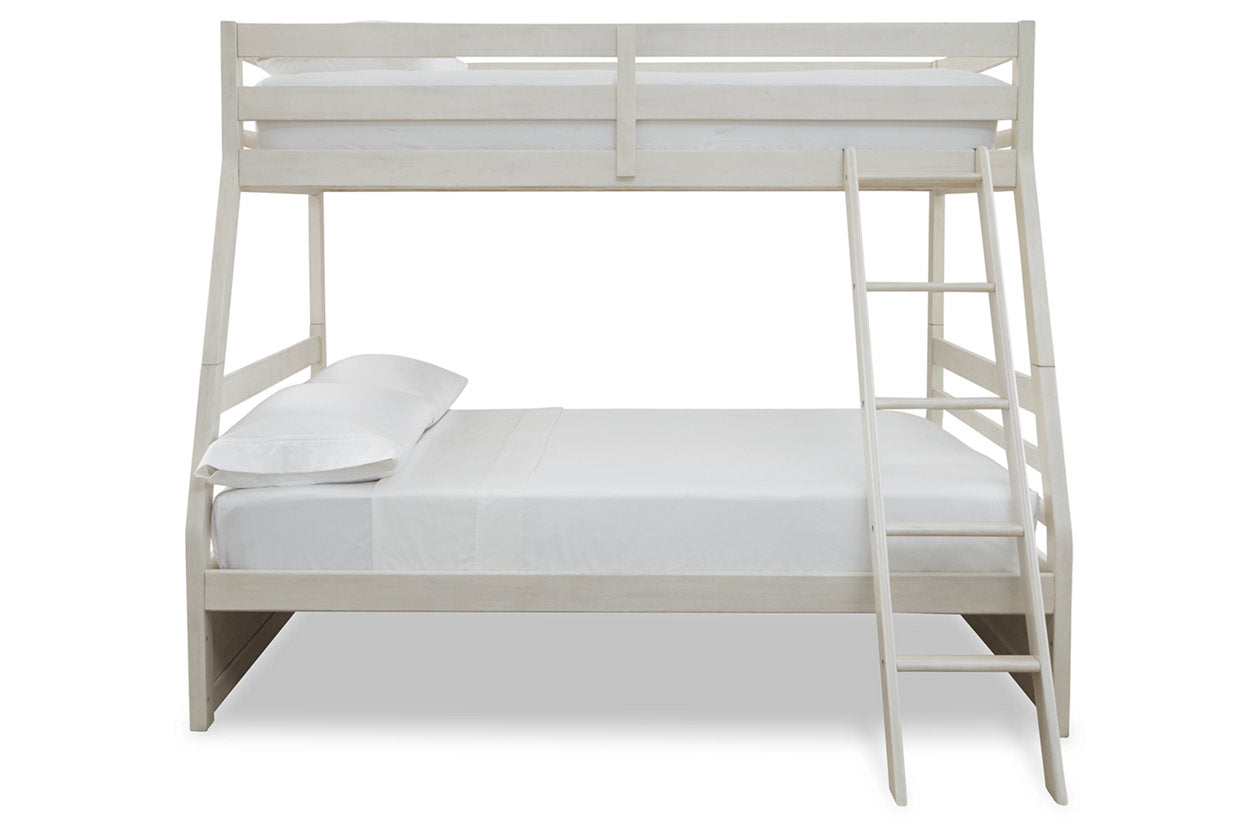 Robbinsdale Antique White Twin over Full Bunk Bed - SET | B742-58P | B742-58R - Bien Home Furniture & Electronics