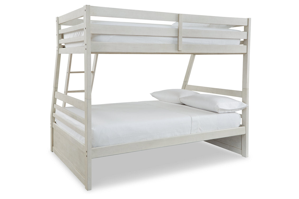 Robbinsdale Antique White Twin over Full Bunk Bed - SET | B742-58P | B742-58R - Bien Home Furniture & Electronics