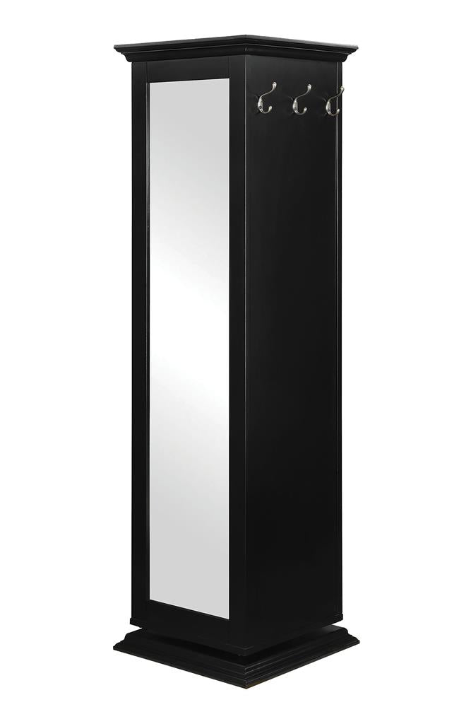 Robinsons Black Swivel Accent Cabinet with Cork Board - 910083 - Bien Home Furniture & Electronics