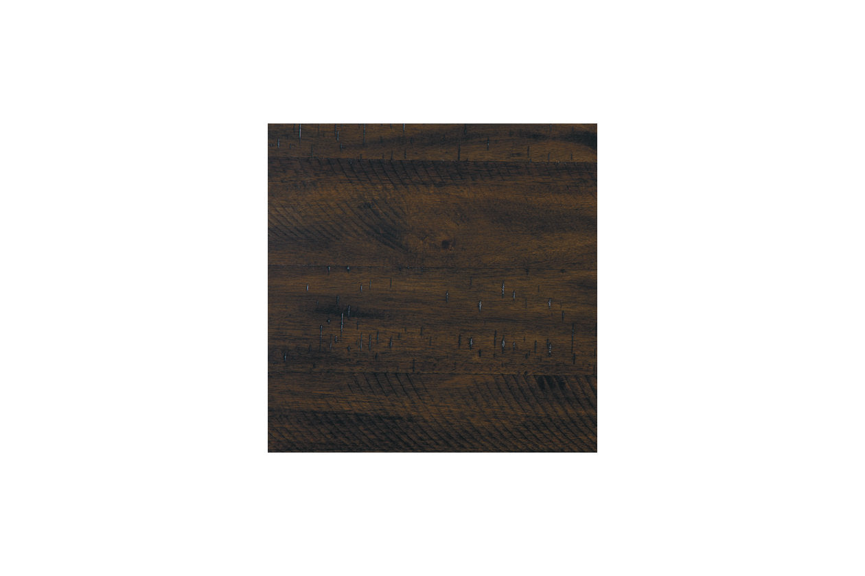 Rokane Brown Dining Table and Chairs, Set of 7 - D397-425 - Bien Home Furniture & Electronics