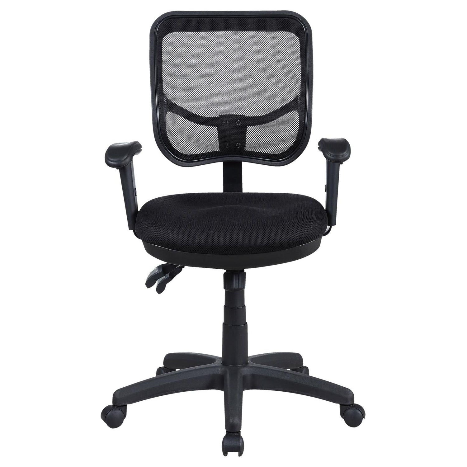 Rollo Black Adjustable Height Office Chair - 800019 - Bien Home Furniture & Electronics
