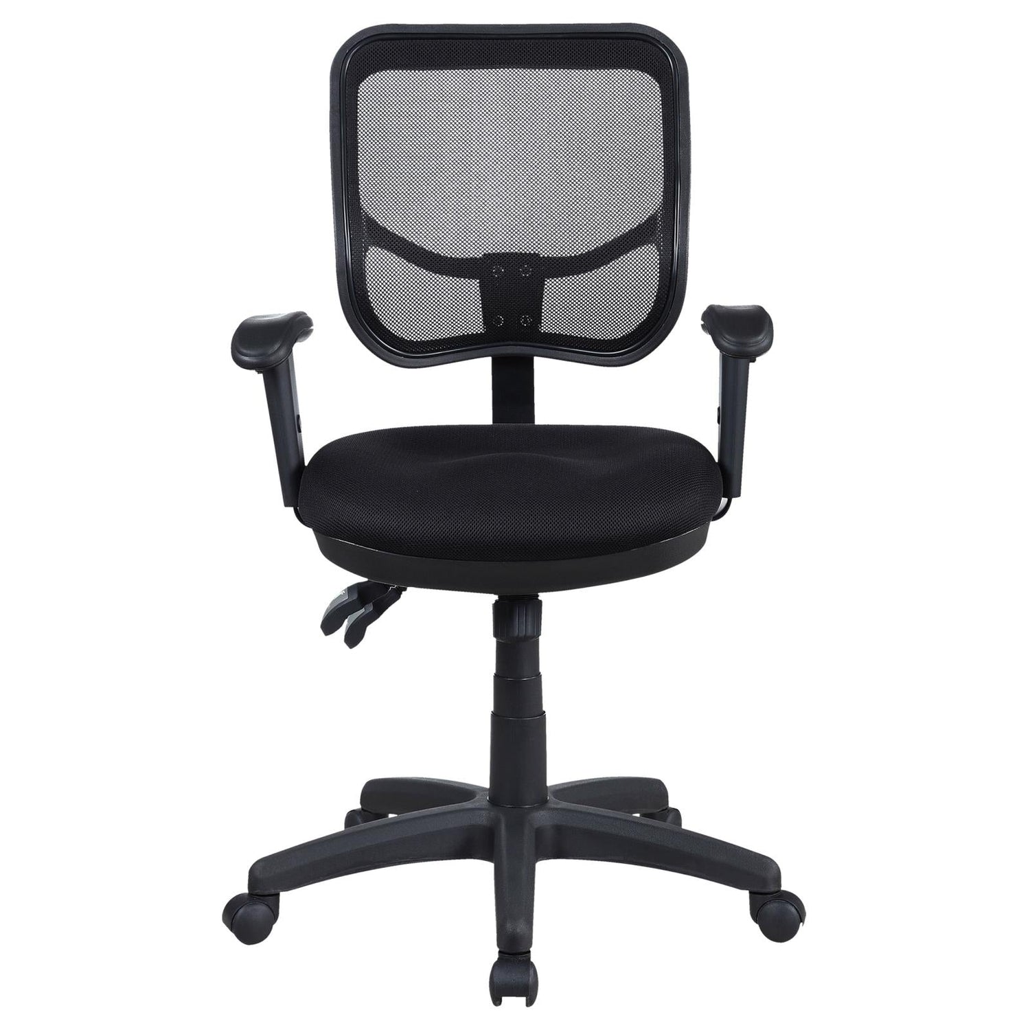 Rollo Black Adjustable Height Office Chair - 800019 - Bien Home Furniture &amp; Electronics