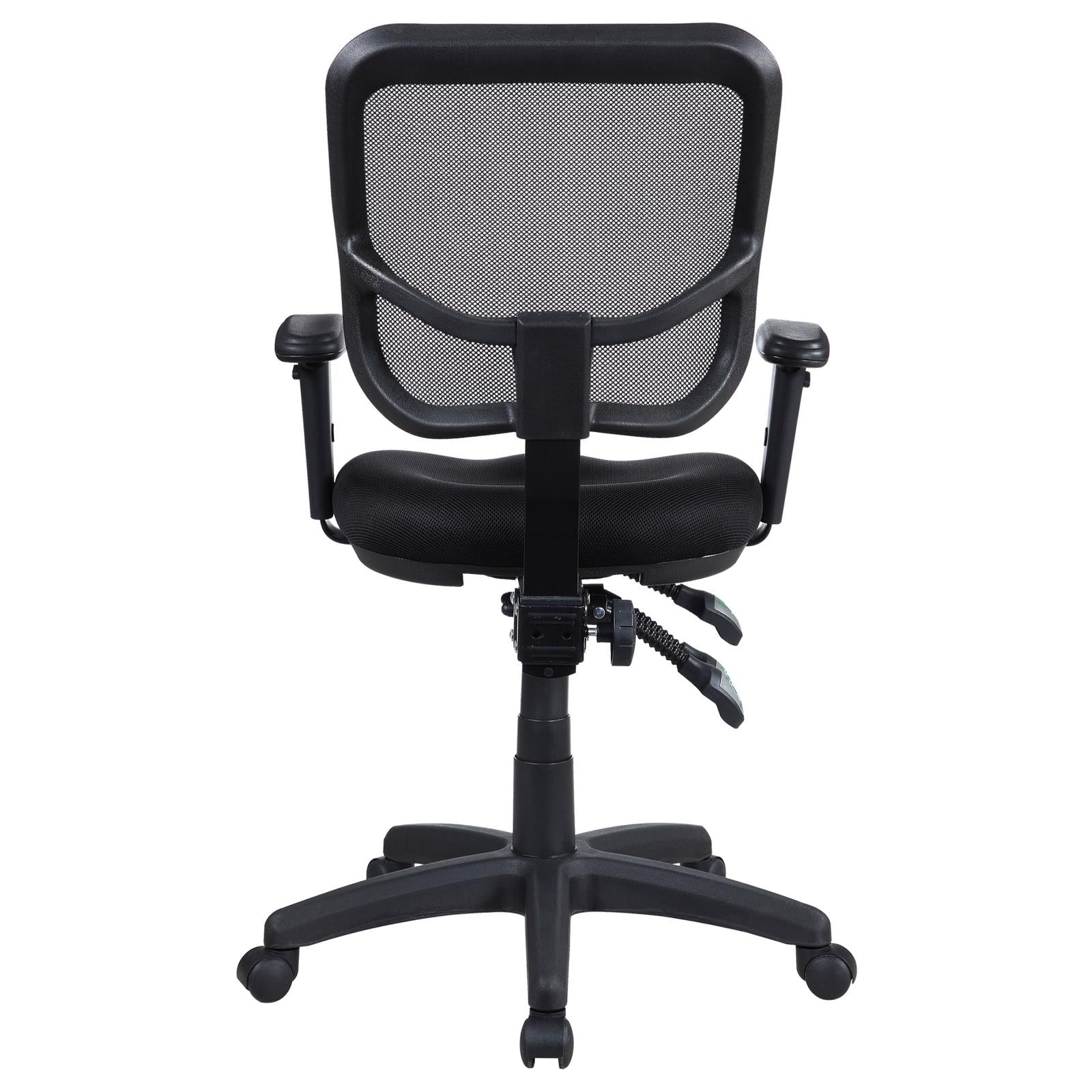 Rollo Black Adjustable Height Office Chair - 800019 - Bien Home Furniture & Electronics